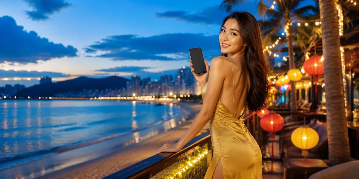 Người dùng Đà Nẵng mở casino trên di động gần bãi biển khi đọc jackpot