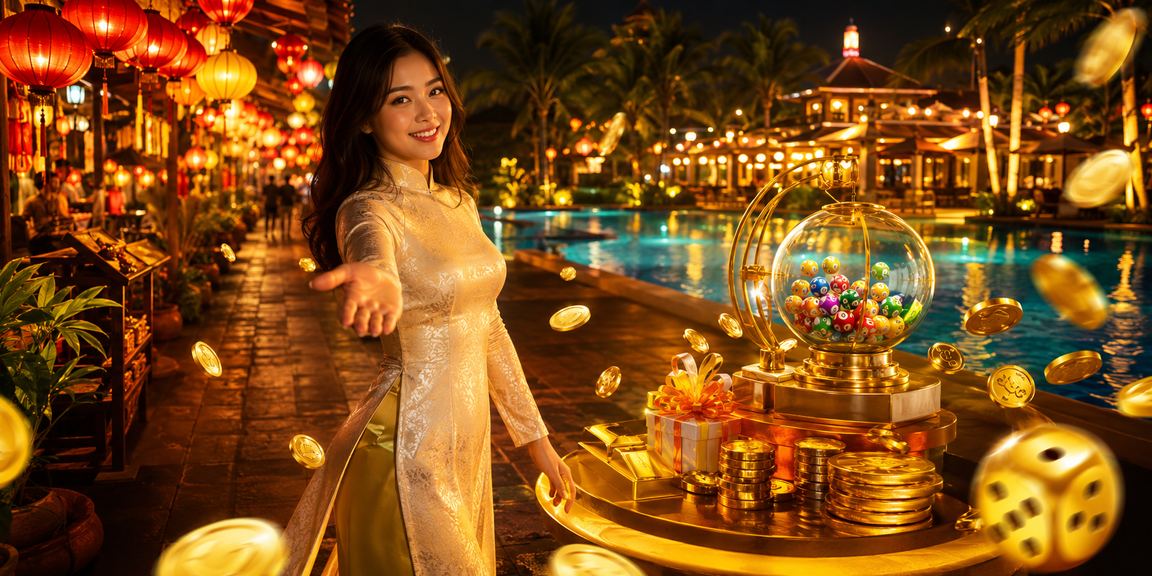 Bối cảnh Mũi Né gợi ý người dùng kiểm tra thanh toán trước khi xem xổ số